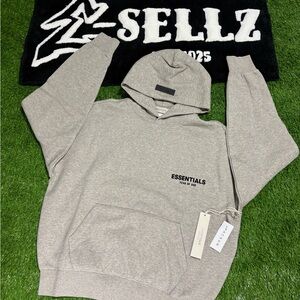 Essentials dark oatmeal Hoodie